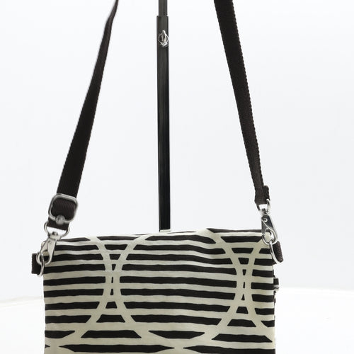 Kipling Womens Brown Geometric Canvas Shoulder Bag Size Small
