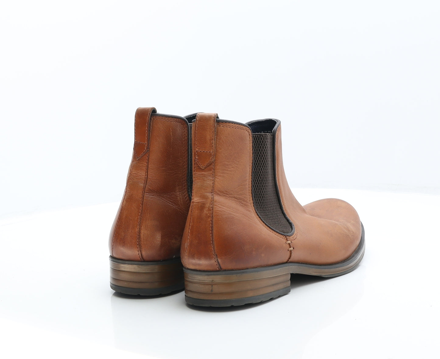 Roamers Mens Brown Leather Chelsea Boot UK 9