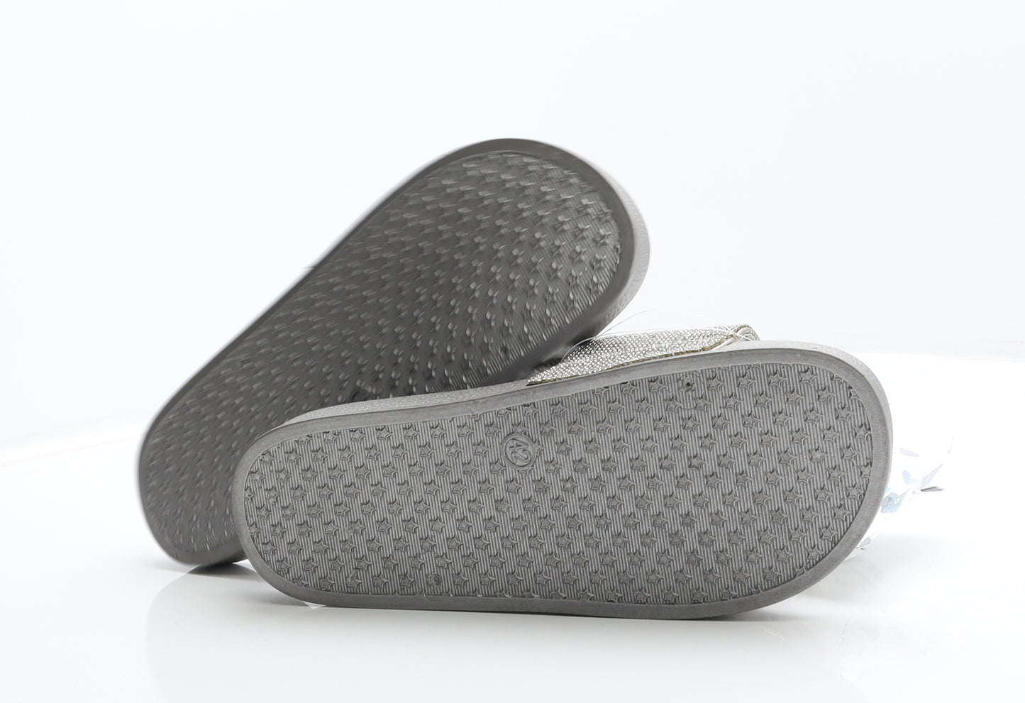 Bluefin Womens Silver Synthetic Slider Sandal UK 8 42