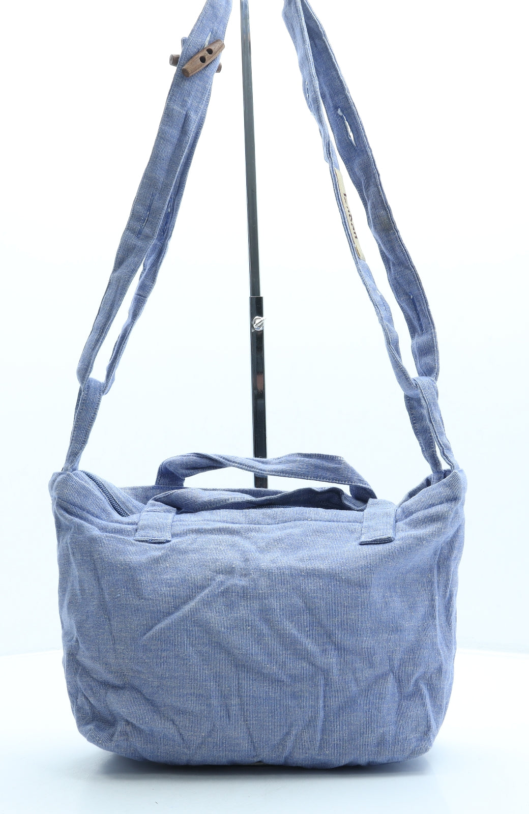 Bill Brown London Womens Blue Polyester Crossbody Size Medium