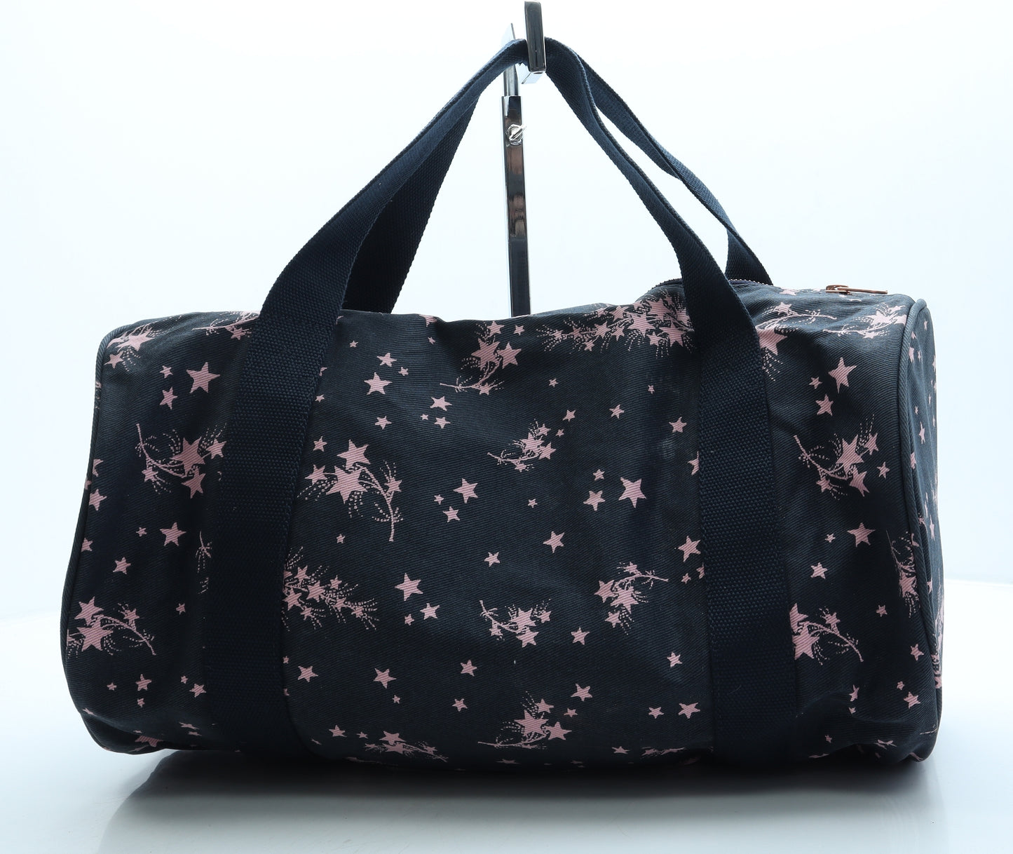 Jack Wills Womens Blue Geometric Polyester Duffle Size Large - Stars