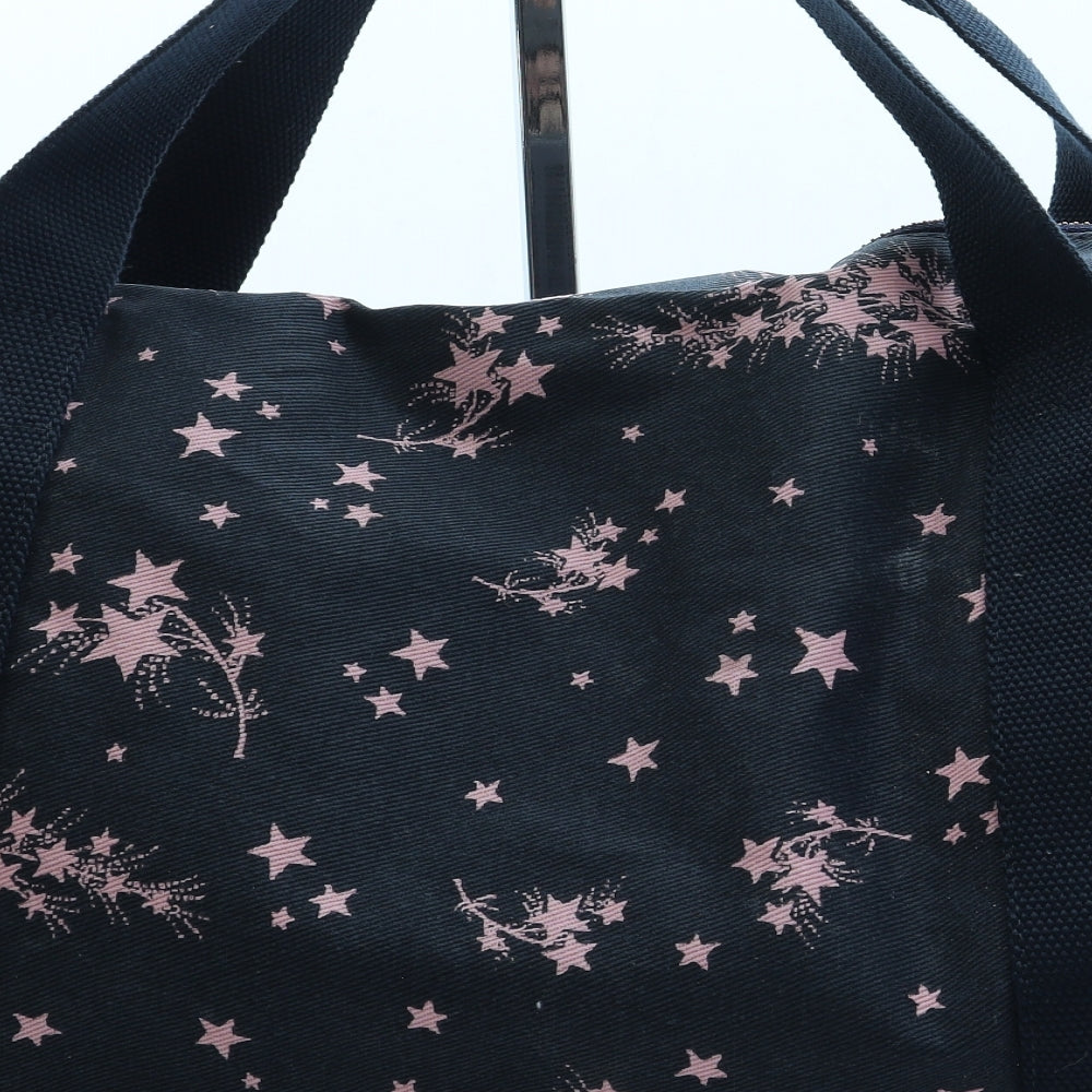 Jack Wills Womens Blue Geometric Polyester Duffle Size Large - Stars
