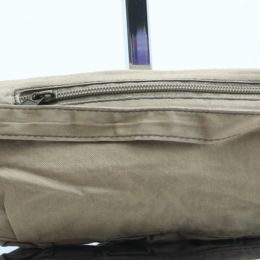 Miss Selfridge Womens Brown Newsprint Polyester Belt Bag & Waist Pack Size Small