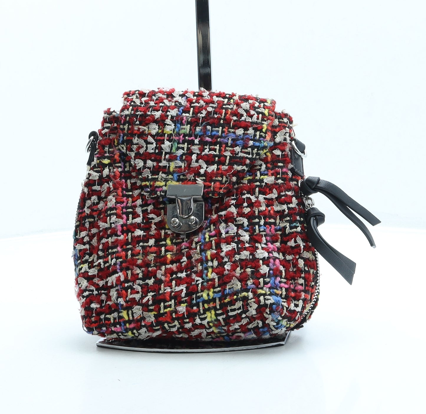 Preworn Womens Multicoloured Polyester Backpack Size Micro