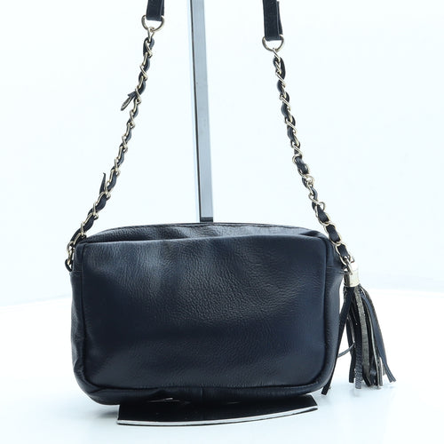 Atmosphere Womens Blue Leather Crossbody Size Small