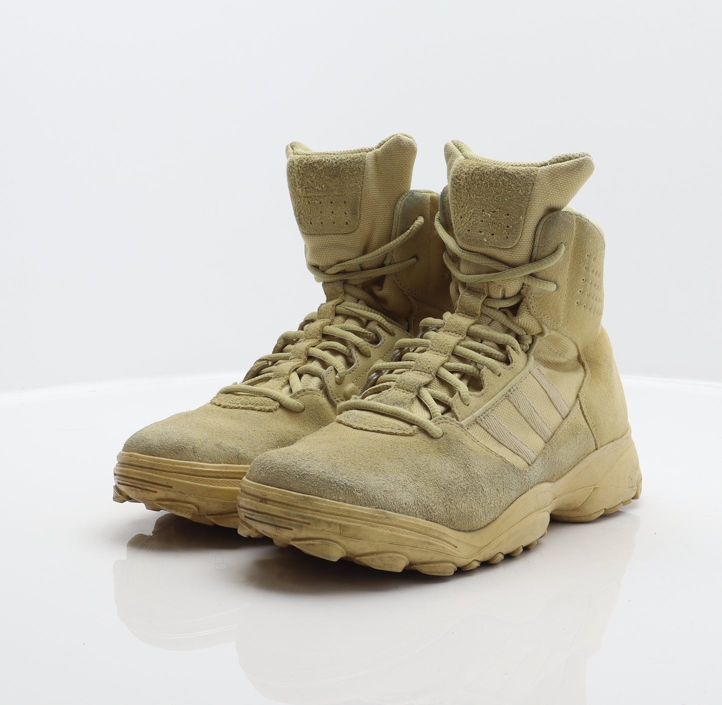 adidas Mens Beige Suede Trainer UK 8.5
