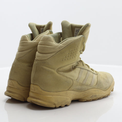 adidas Mens Beige Suede Trainer UK 8.5