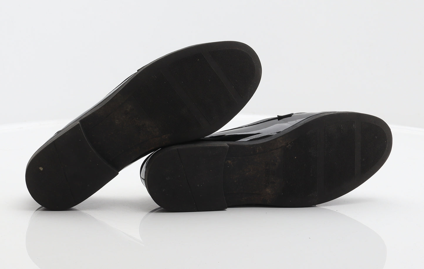 Primark Womens Black Synthetic Loafer Flat UK 3