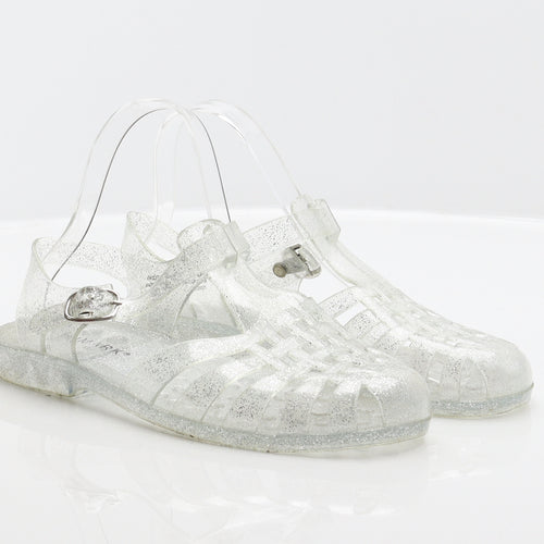 Primark Womens Clear Synthetic Clog Sandal UK 5.5 39