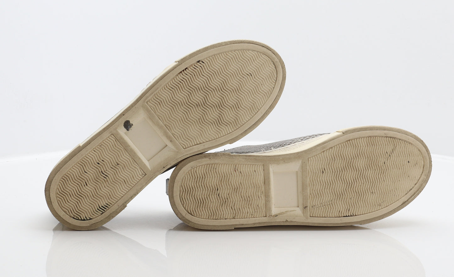 NEXT Womens Grey Animal Print Synthetic Slip On Flat UK 6.5 40 - Snake print