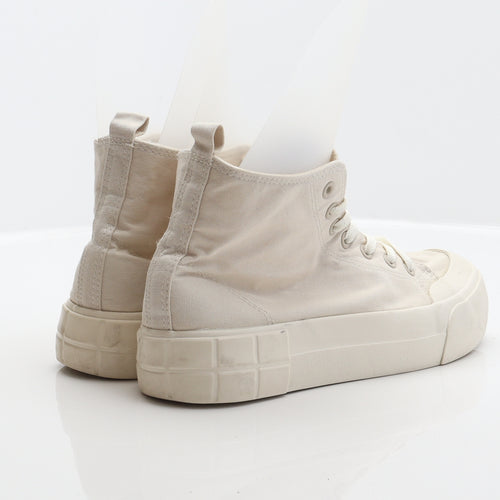 Primark Womens Beige Fabric Trainer UK 7 40
