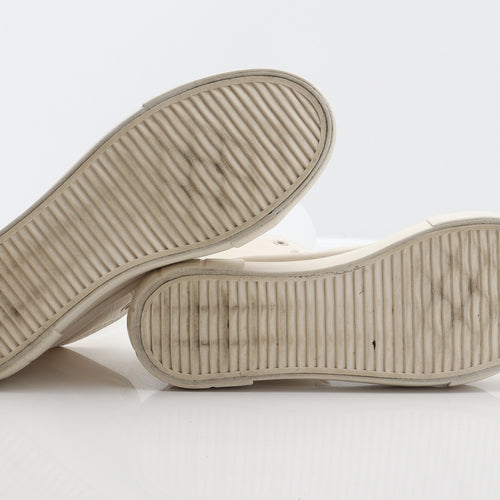 Primark Womens Beige Fabric Trainer UK 7 40