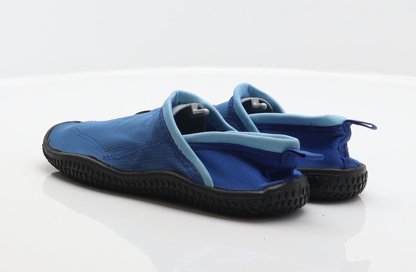 Preworn Boys Blue Polyester Slip On Casual UK 5 38 - Aqua Shoes