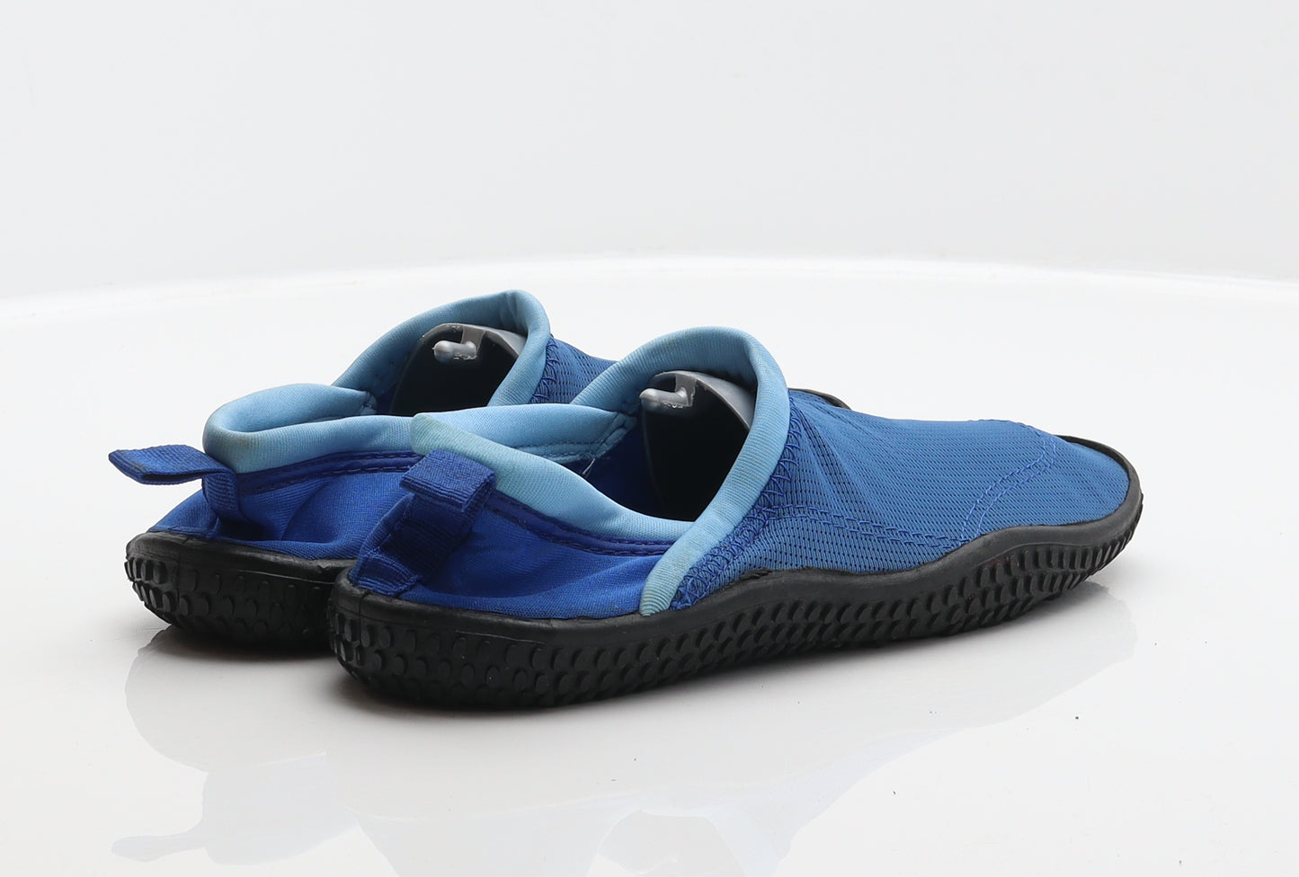 Preworn Boys Blue Polyester Slip On Casual UK 5 38 - Aqua Shoes