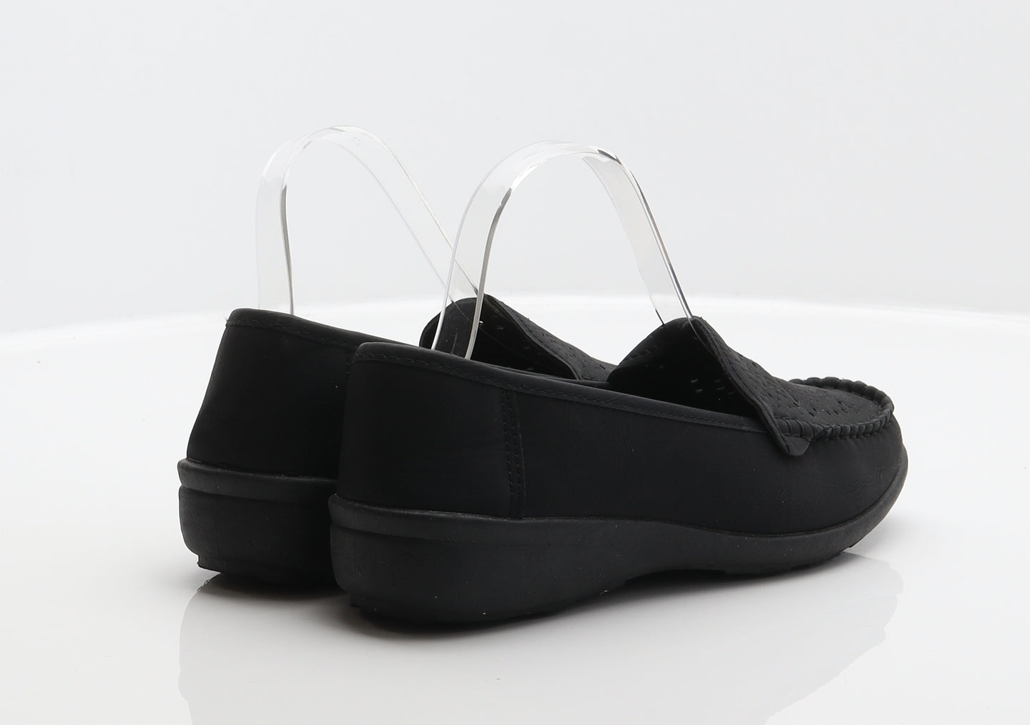 Softlites Womens Black Synthetic Loafer Casual UK 6
