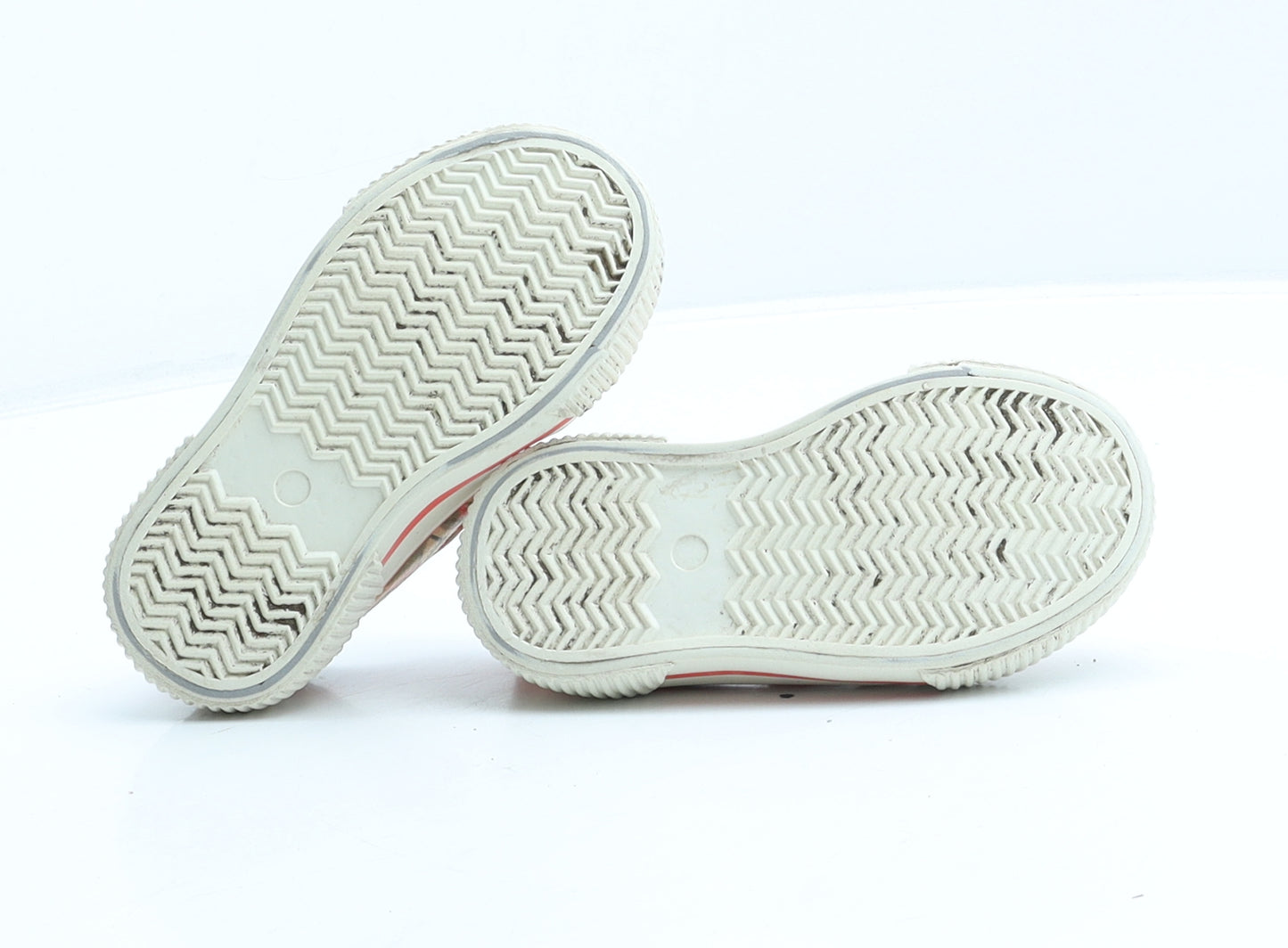 TU Girls Multicoloured Floral Fabric Trainer UK 6