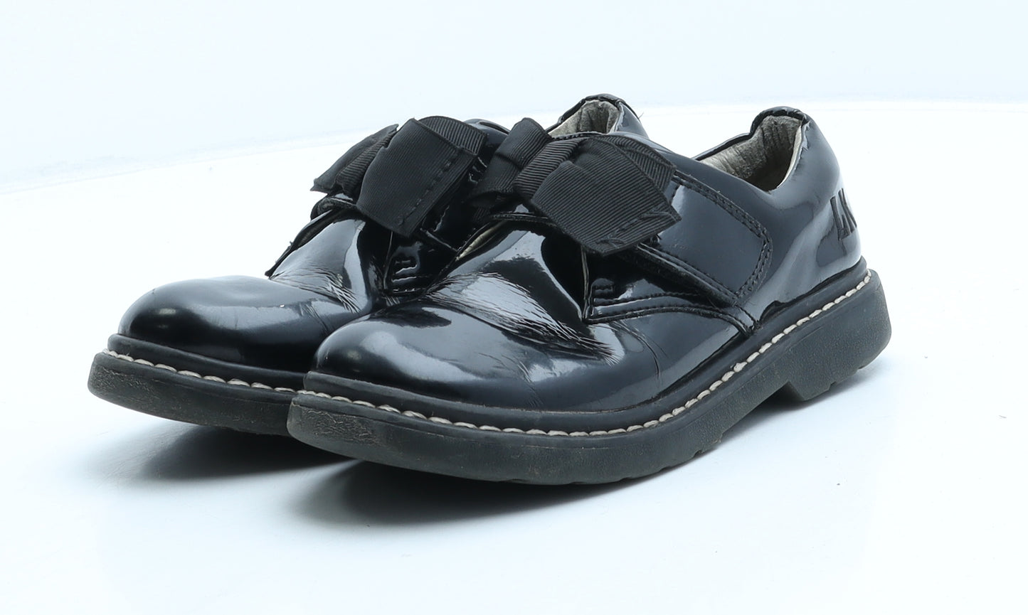 Lelli Kelly Girls Black Leather Loafer Dress UK 13 32