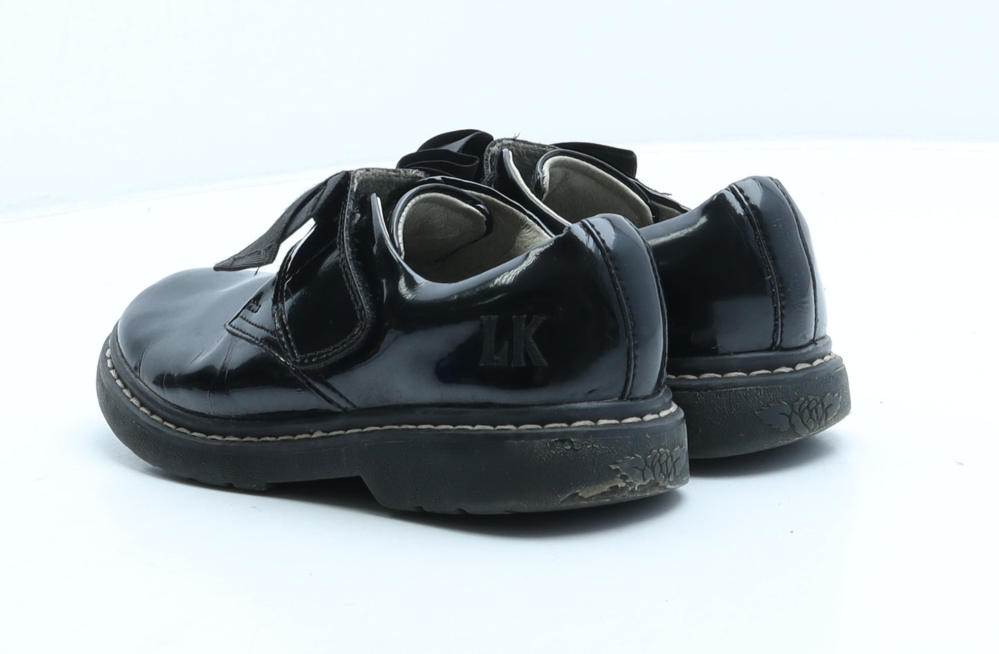 Lelli Kelly Girls Black Leather Loafer Dress UK 13 32