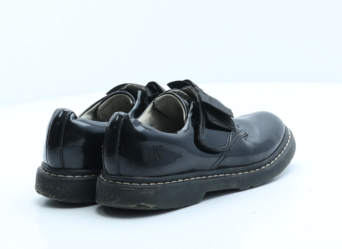 Lelli Kelly Girls Black Leather Loafer Dress UK 13 32
