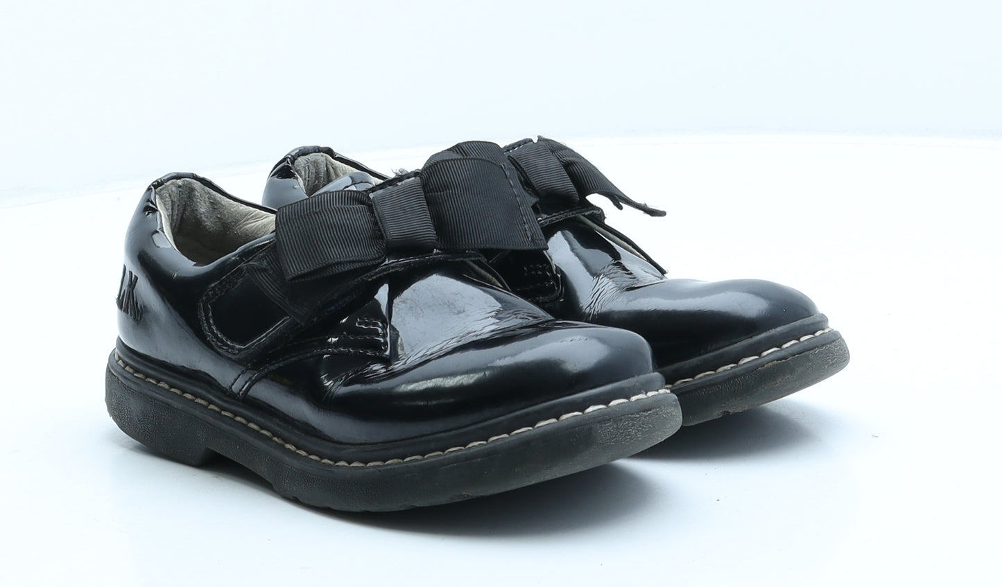 Lelli Kelly Girls Black Leather Loafer Dress UK 13 32