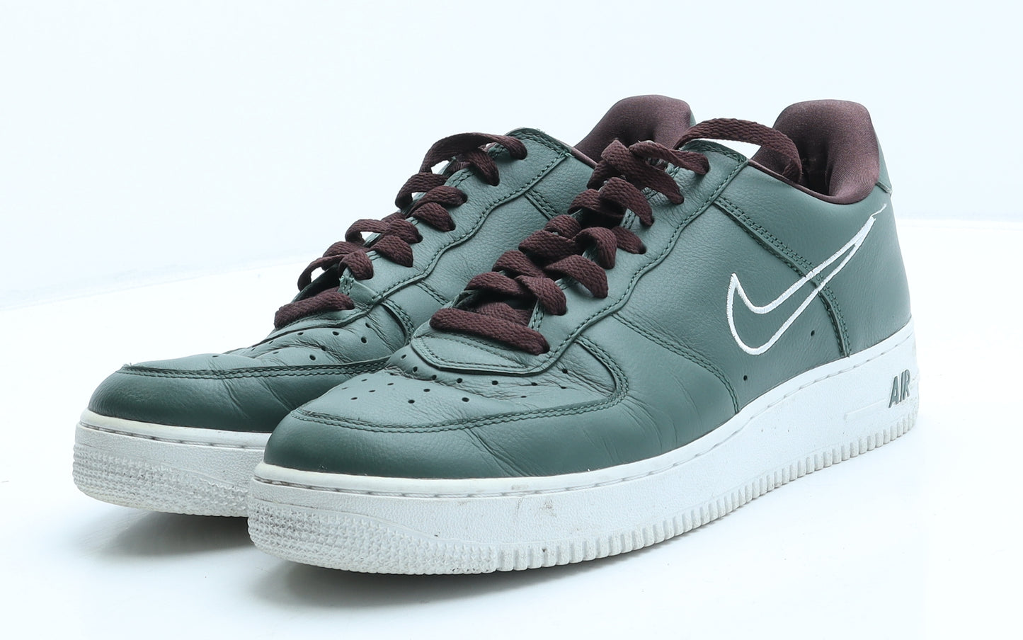 Nike Mens Green Polyester Trainer UK 9 - Air Force 1
