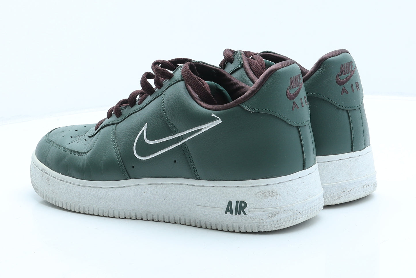 Nike Mens Green Polyester Trainer UK 9 - Air Force 1
