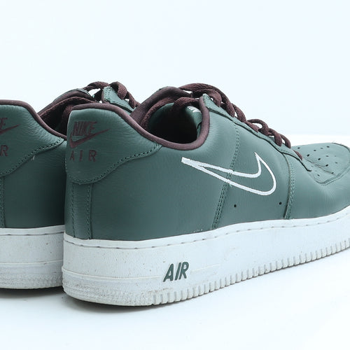 Nike Mens Green Polyester Trainer UK 9 - Air Force 1