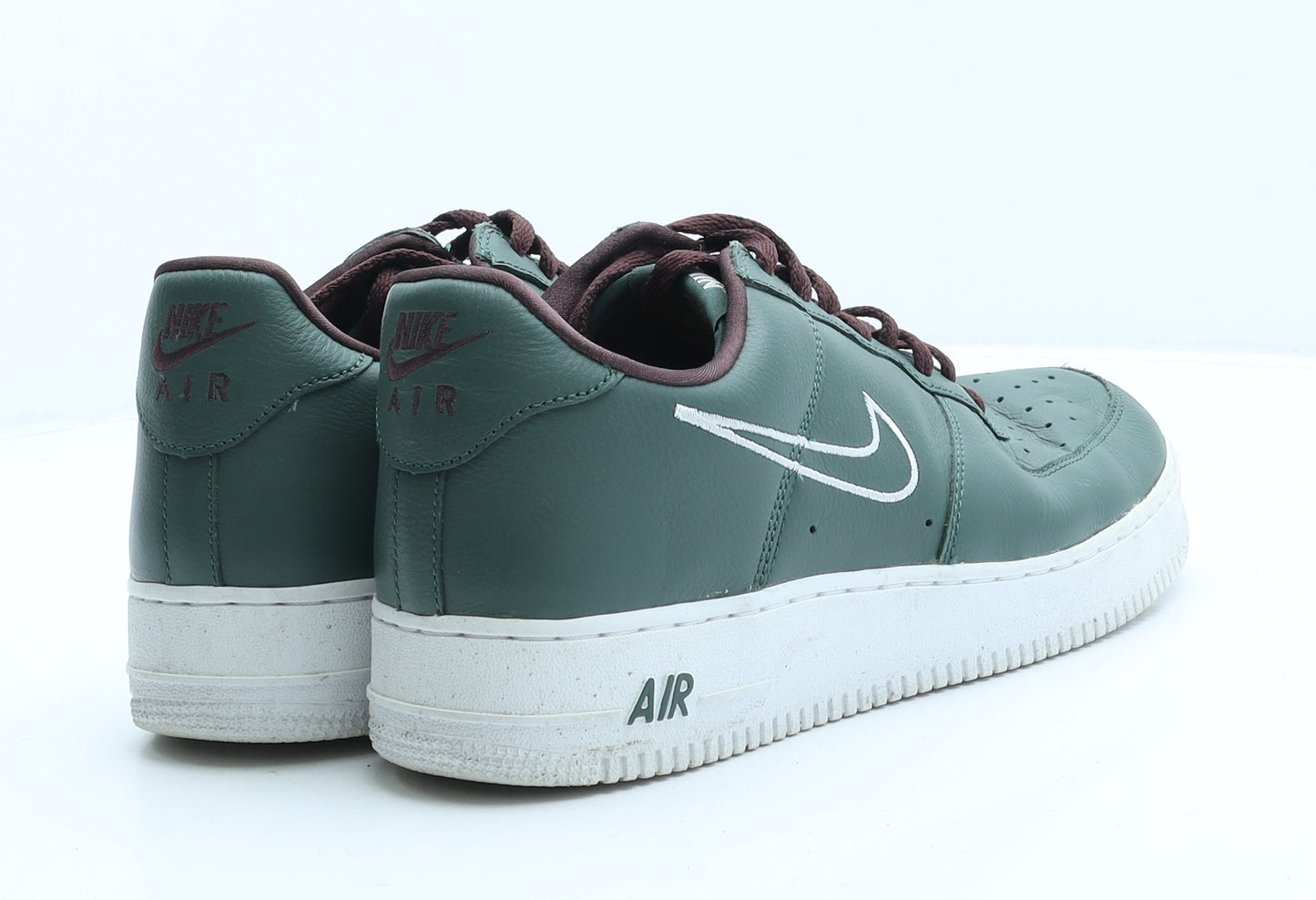 Nike Mens Green Polyester Trainer UK 9 - Air Force 1