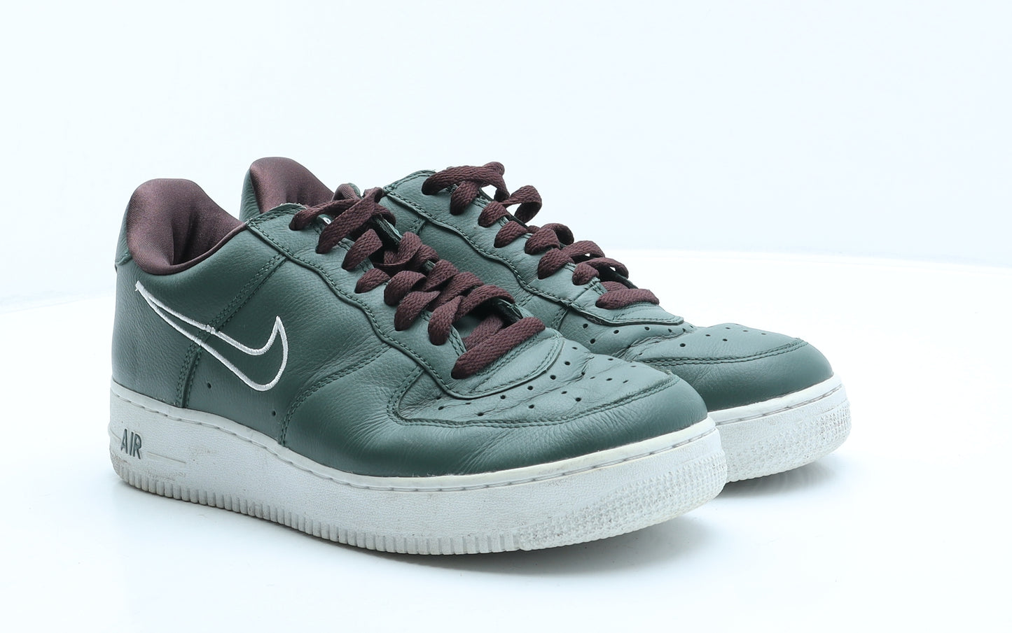 Nike Mens Green Polyester Trainer UK 9 - Air Force 1