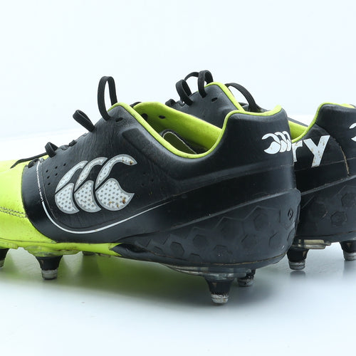 Canterbury Mens Black Colourblock Leather Trainer UK 9 - Rugby Boots