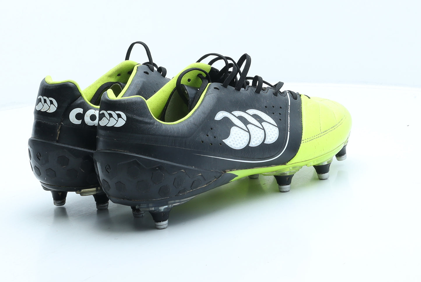 Canterbury Mens Black Colourblock Leather Trainer UK 9 - Rugby Boots