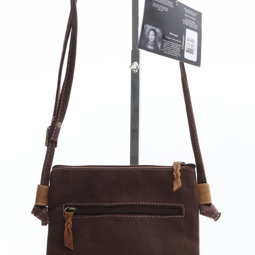 Muralappi Womens Brown Leather Crossbody Size Small