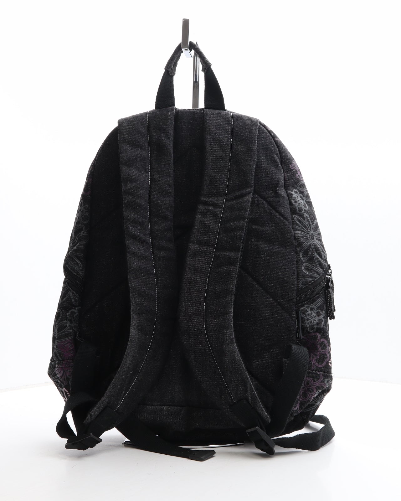 Body Glove Womens Grey Floral Polyester Backpack Size Medium