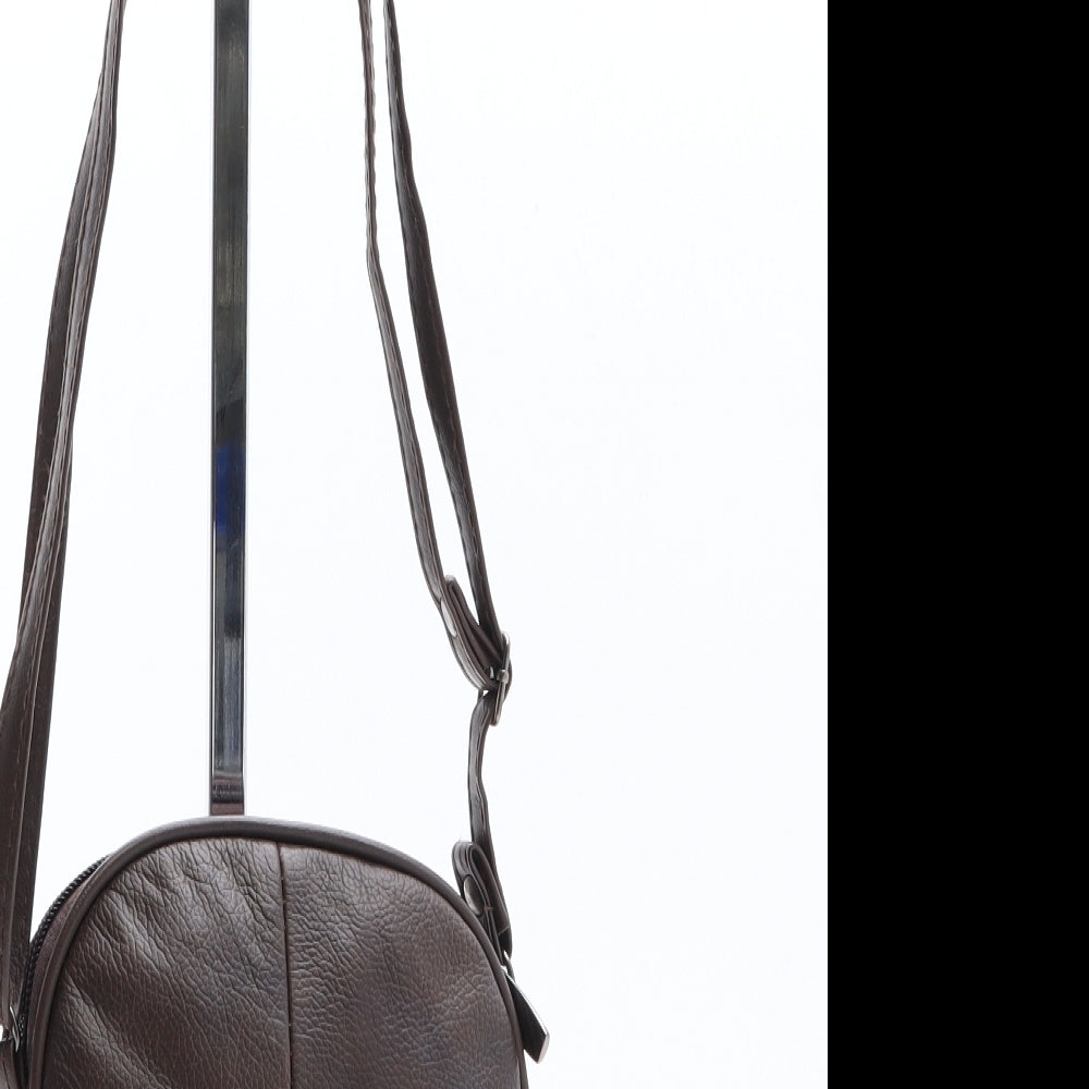 Lorenz Womens Brown Polyethylene Crossbody Size Micro