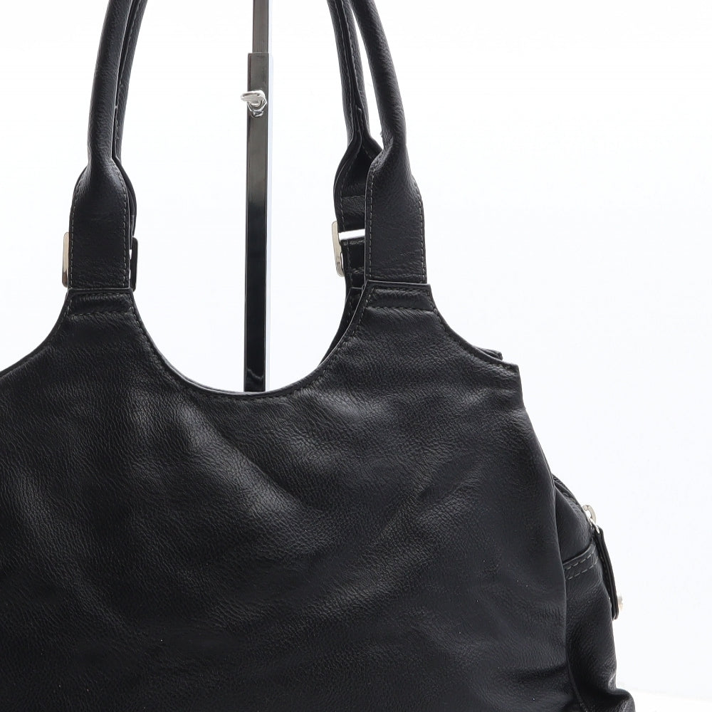 Marks and Spencer Womens Black Polyethylene Shoulder Bag Size Medium