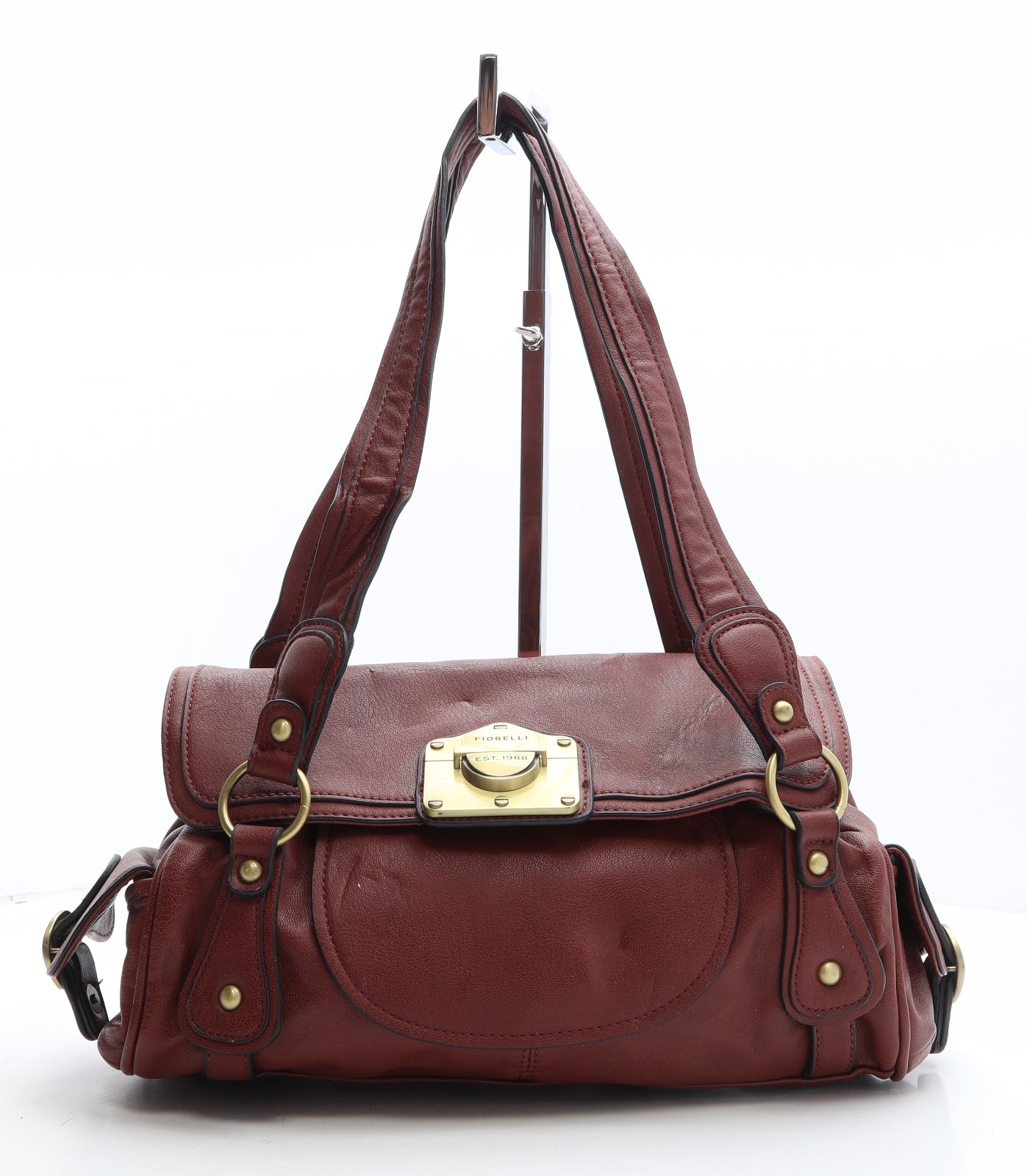 Fiorelli Womens Brown Polyethylene Shoulder Bag Size Medium