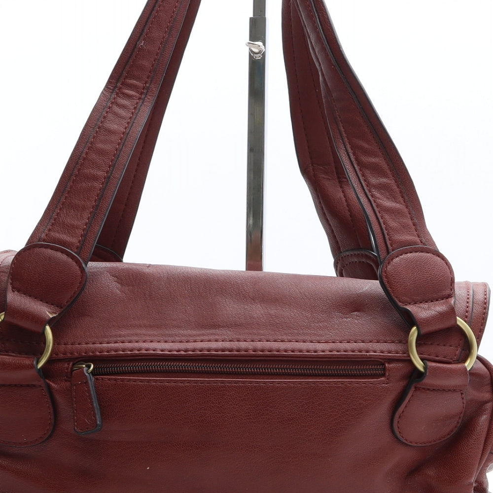 Fiorelli Womens Brown Polyethylene Shoulder Bag Size Medium