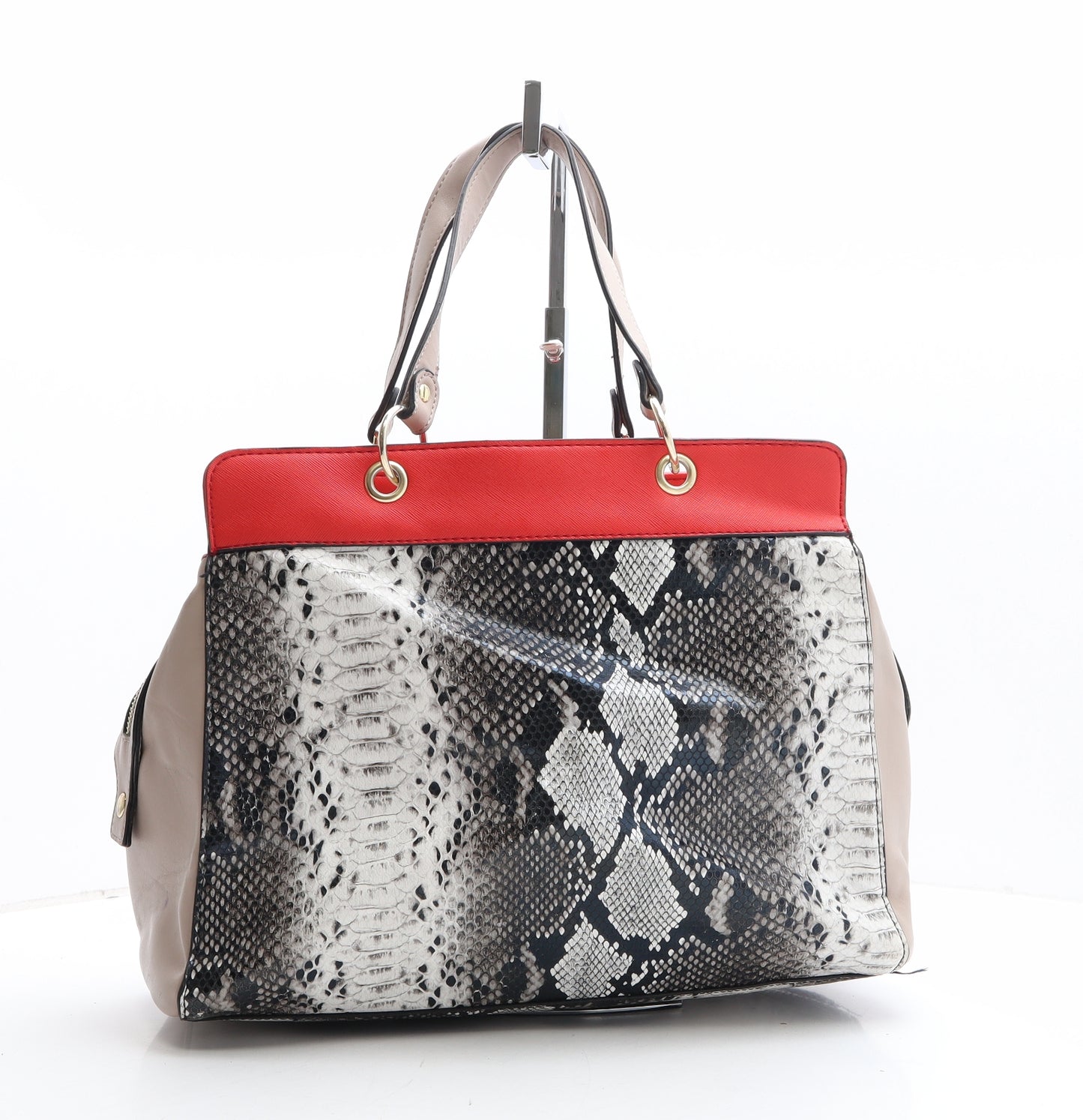 River Island Womens Multicoloured Animal Print Polyethylene Shoulder Bag Size Medium