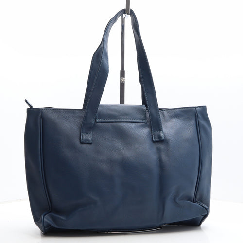 Nathalie Andersen Womens Blue Polyethylene Shoulder Bag Size Large