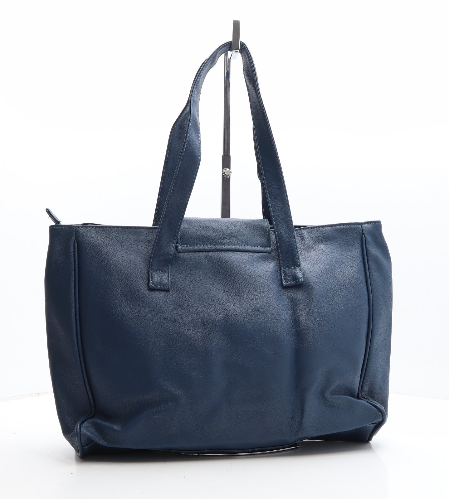 Nathalie Andersen Womens Blue Polyethylene Shoulder Bag Size Large