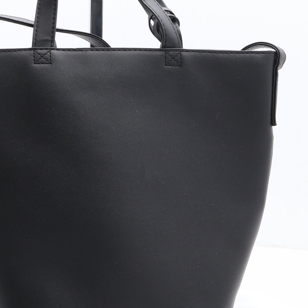 Primark Womens Black Polyethylene Hobo Bag Size Medium