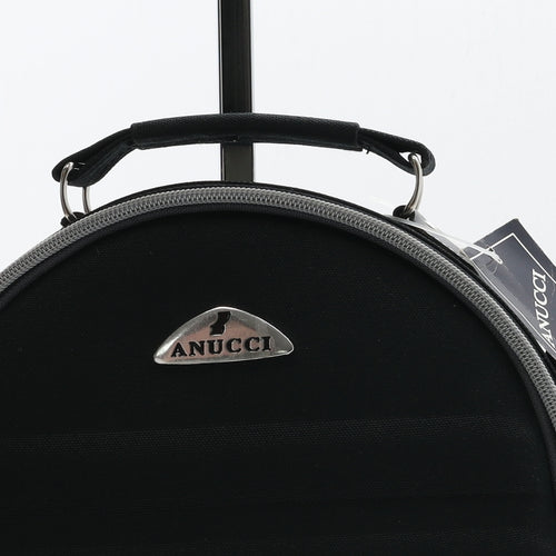 Anucci Womens Black Polyester Clutch Size Small - Beauty Case Carry On