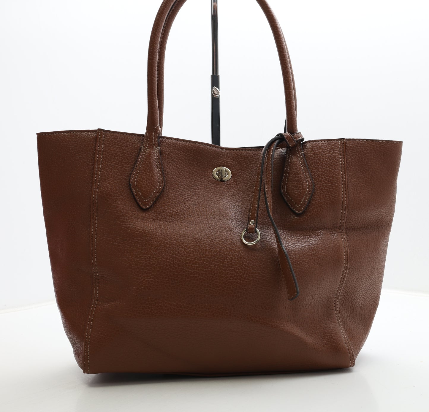 Clarks Womens Brown Leather Shoulder Bag Size Large