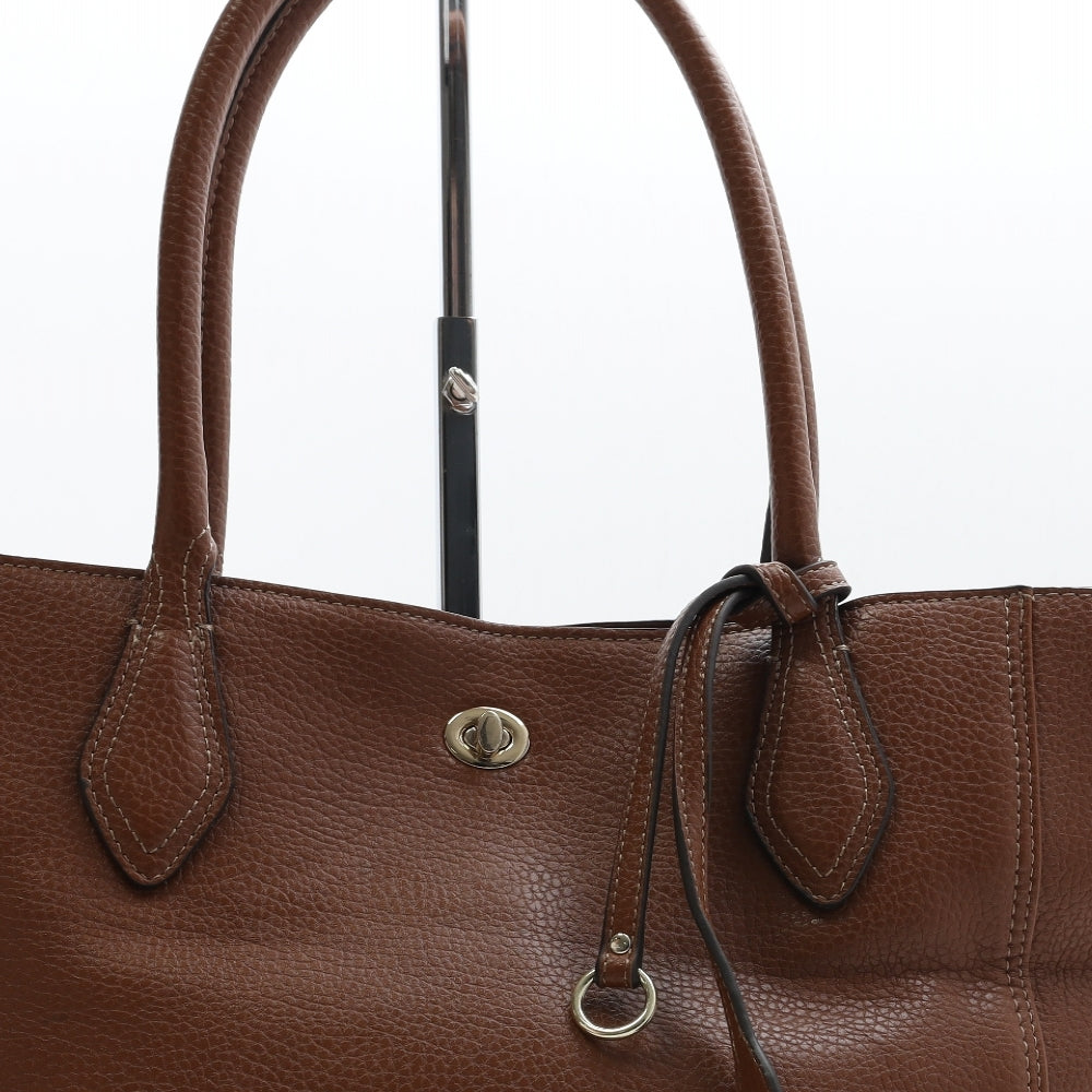 Clarks Womens Brown Leather Shoulder Bag Size Large