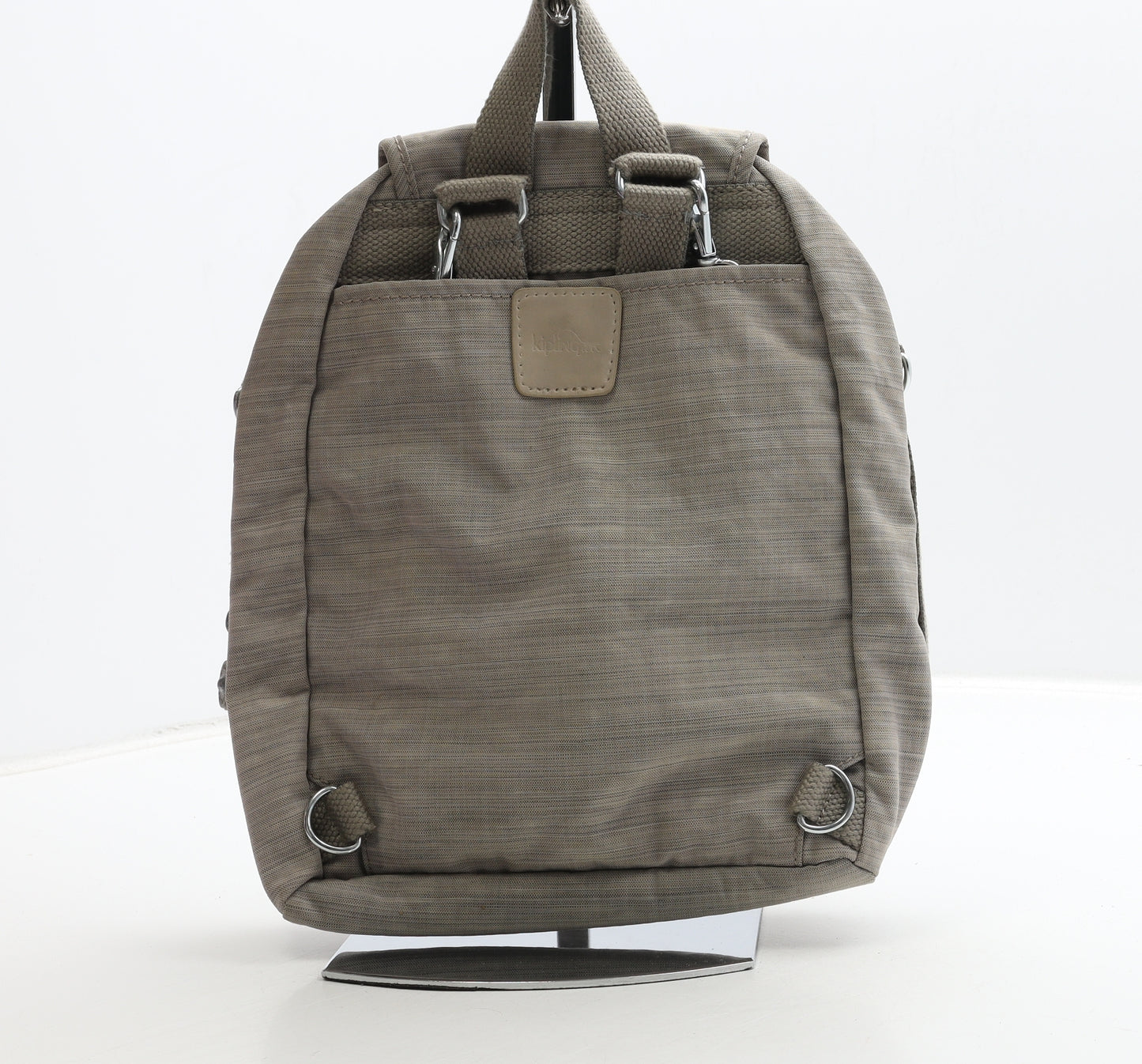 Kipling Womens Beige Polyester Backpack Size Small