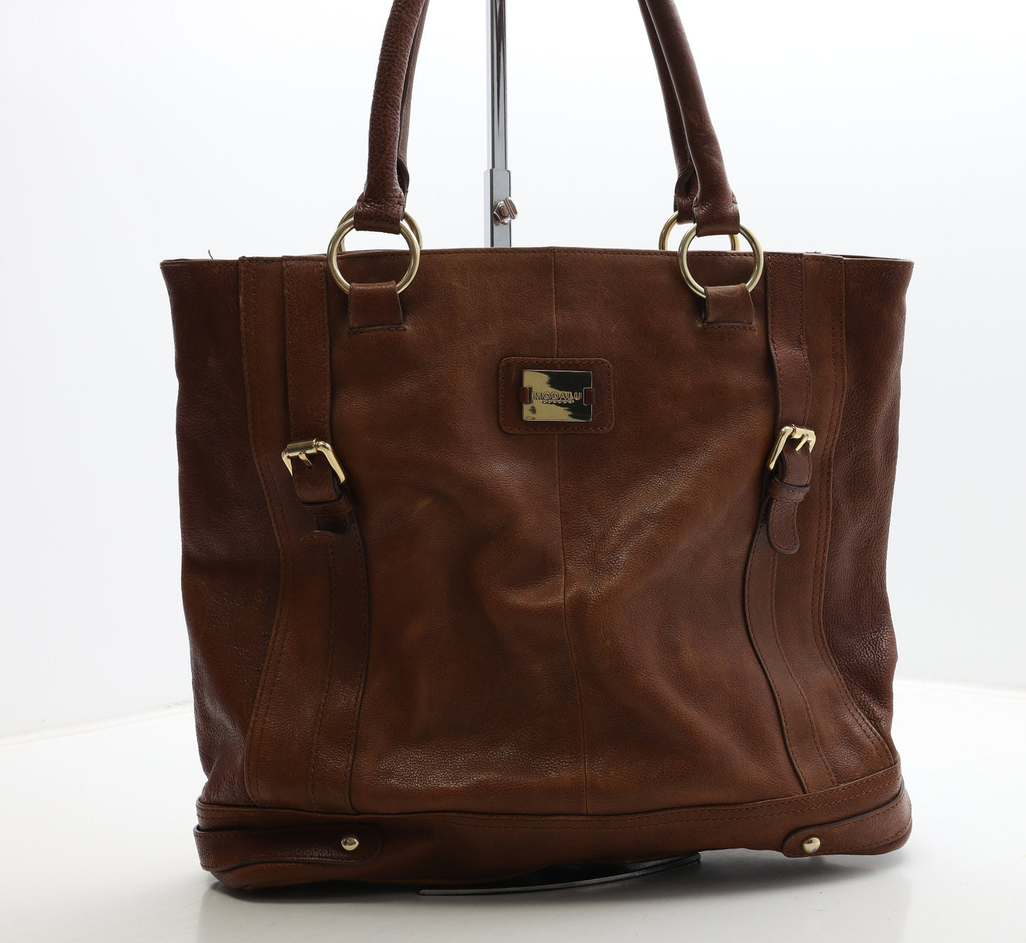 Modalu Womens Brown Polyurethane Sling Bag Size Large