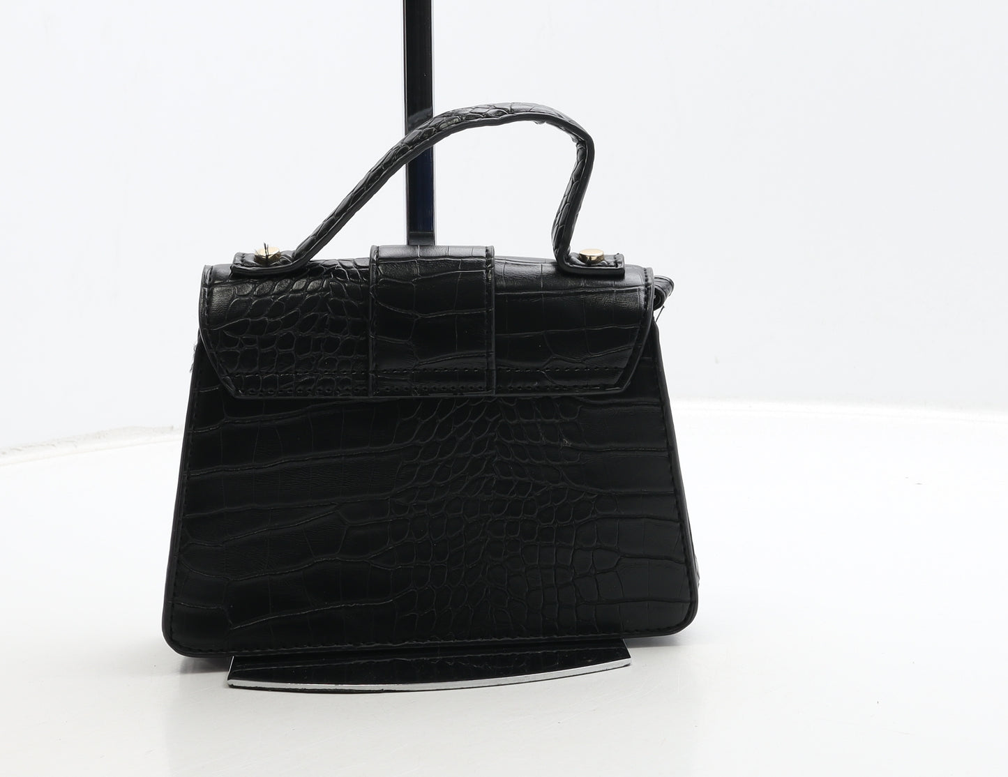 Primark Womens Black PVC Clutch Size Small