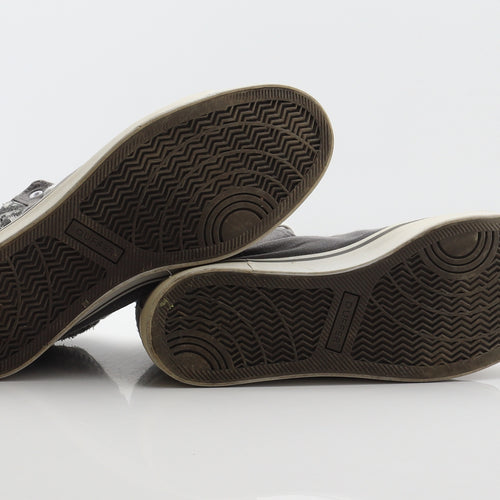 Duffer of St. George Mens Grey Fair Isle Fabric Trainer UK 9 43