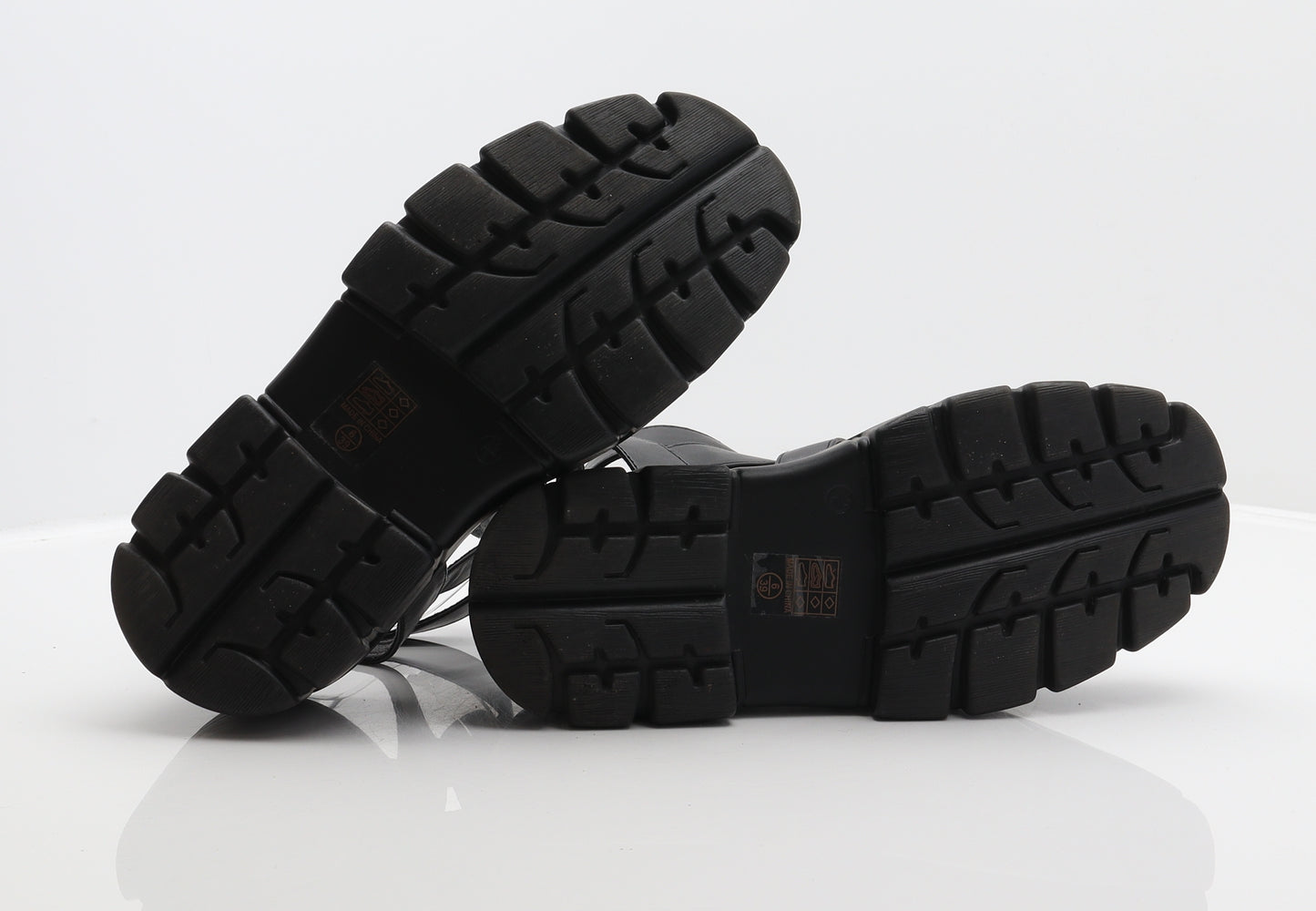 Preworn Womens Black Synthetic Gladiator Sandal UK 6 39