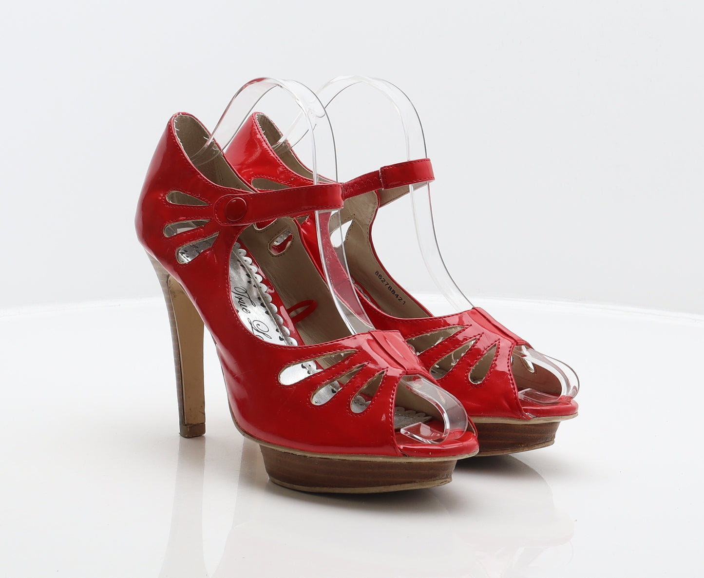 Red Herring Womens Red Synthetic Court Heel UK 7 40